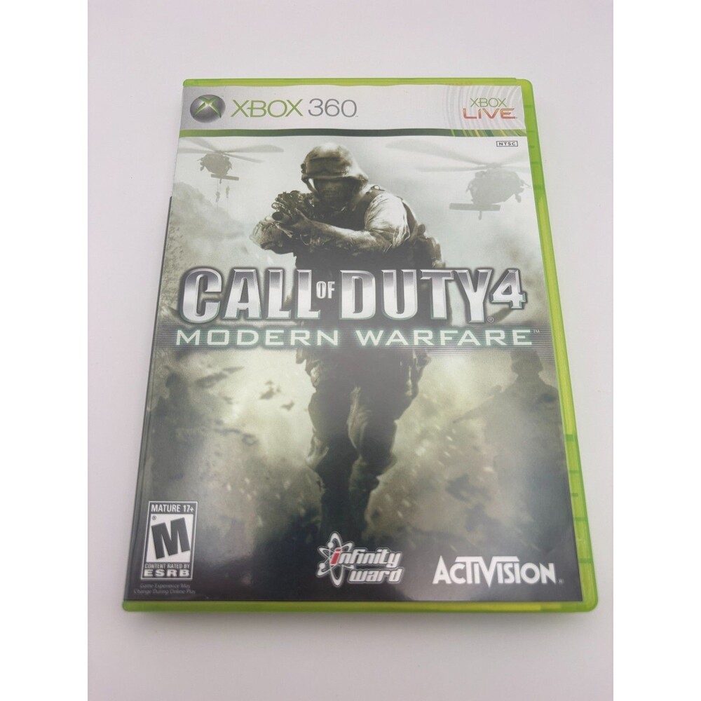 Call of Duty 4 Modern Warfare Xbox 360 CIB Complete Tested Working